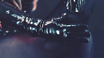 Pvc fetish and pussy play sexy stockings milf arya grander