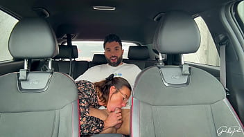 Lea pam suck gael marques dick and he fucks her in the car during car wash