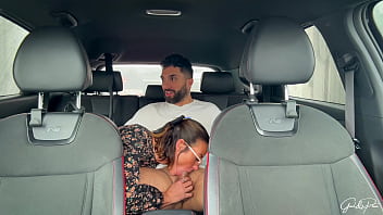 Lea pam suck gael marques dick and he fucks her in the car during car wash