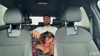 Lea pam suck gael marques dick and he fucks her in the car during car wash