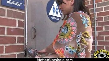 Sexy petite ebony babe blowjob pov 5