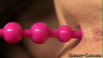 Glam lesbo toys tight ass