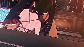 Date a live seductive tokisaki kurumi intense 3d hentai intimacy and erotic action