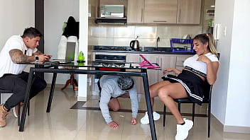 Cuckold gamer his roommate fucks his girlfriend while he plays video games