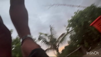 Gozada gostosa vendo o nascer do sol