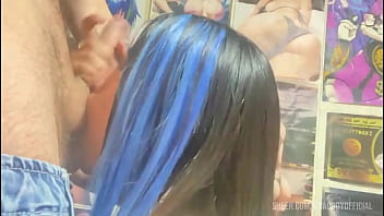 Chica universitaria mamando verga follada por la boca colombiana