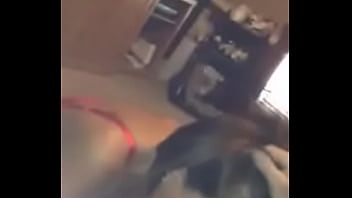 Cheating brunette blows