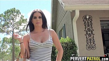 Lost brunette needs my help and my cock kodi