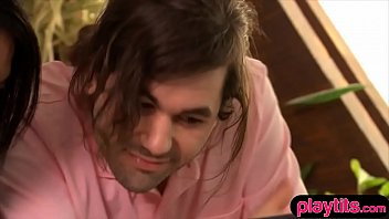 Amateur couple has a threesome with a woman they meet online