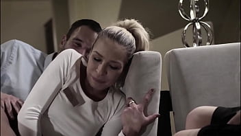 When kenzee came to visit her friends they started fucking each other instantly in front of her wtf so she contemplated what to do join or