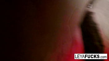 Blonde babe fucks herself