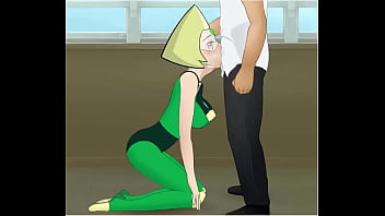 Getting a blowjob from peridot