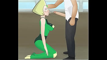Getting a blowjob from peridot