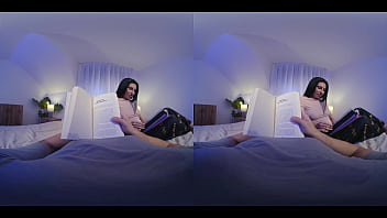 Put the book down so you can fuck me virtual real porn