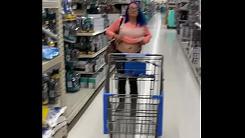 Ash walking in walmart