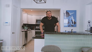 Bbc streamer artemis gets blowjob under table by big ass horny roommate bea york