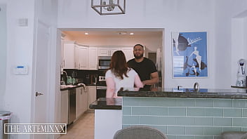 Bbc streamer artemis gets blowjob under table by big ass horny roommate bea york