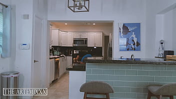 Bbc streamer artemis gets blowjob under table by big ass horny roommate bea york