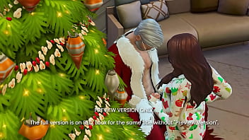 Santa claus fucks hot milf