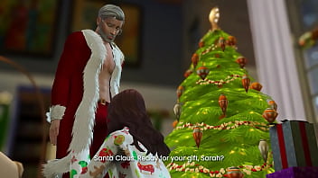 Santa claus fucks hot milf