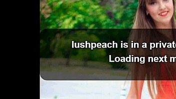 Cute caucasian girl lushpeach on cam