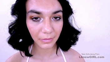 Fierce & flawless brunette got seduced by the producer