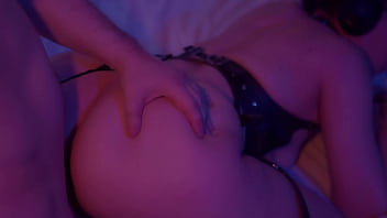 Perverted guy pissing on face his milf's and ass to mouth fuck her