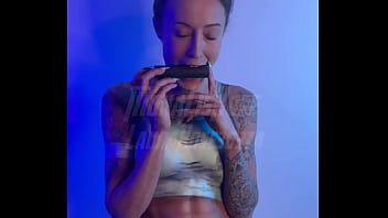 Charlotte rose lara croft body paint cosplay solo wank