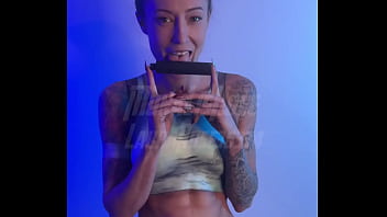 Charlotte rose lara croft body paint cosplay solo wank