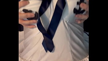 Goodbye bank holiday hello #faketits in sexy sailor uniform