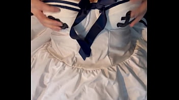 Goodbye bank holiday hello #faketits in sexy sailor uniform