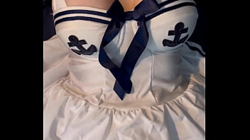 Goodbye bank holiday hello #faketits in sexy sailor uniform
