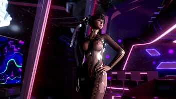Shapely toned eve in ripped suit shows new set of special algorithms