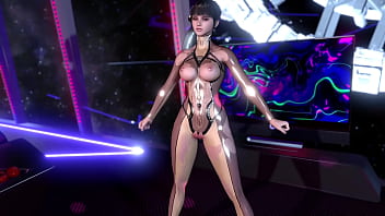 Shapely toned eve in ripped suit shows new set of special algorithms