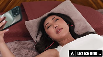 Naughty babe is caught masturbating