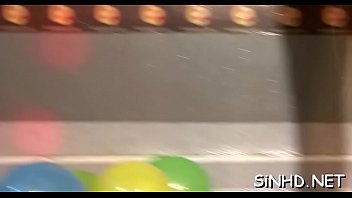 Lusty partying with wild honeys