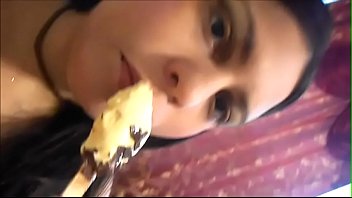 Ginger paris dirty blowjob chocolate pop sucking and in bathroom break