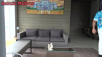 Uncut fucking a super hot venezuelan teen in a luxury penthouse behind the scene