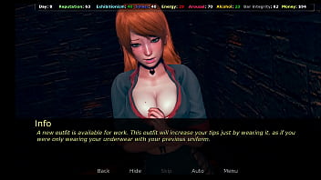 The life of a innocent waitress hebtai game