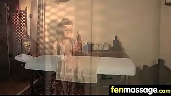 Massage girl sucks the tip for a tip 23