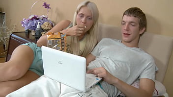 Sexy blonde gets rimmed & ass fucked