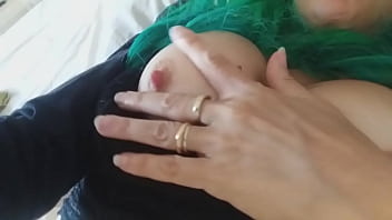 Nerd chantal and her big tits