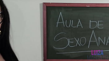 Anal classroom bbc balls deep into luiza marcato´s ass