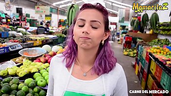 Mamacitaz big booty colombian girl veronica leal plays with big boy and gets drilled hard for that