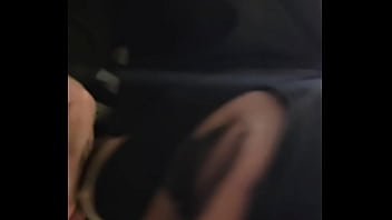 Goth slut sucks and swallows cum sensual upclose blowjob