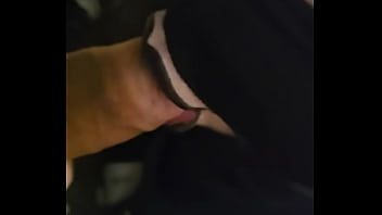 Goth slut sucks and swallows cum sensual upclose blowjob