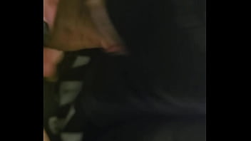 Goth slut sucks and swallows cum sensual upclose blowjob