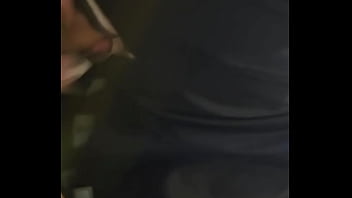 Goth slut sucks and swallows cum sensual upclose blowjob