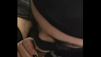 Goth slut sucks and swallows cum sensual upclose blowjob Goth slut sucks and swallows cum sensual upclose blowjob