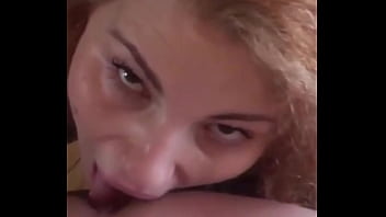 Rough ass licking i make karla rose eat my asshole before exploding cum all over her face